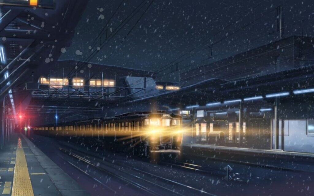 A Slow-Motion Train Shot